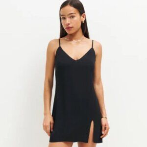 Reformation Marlowe Dress - Black - M